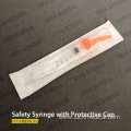 Sheath Lock Safety Needle Syringe